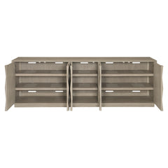 Linea Cerused Greige Entertainment Credenza - Ornate Home