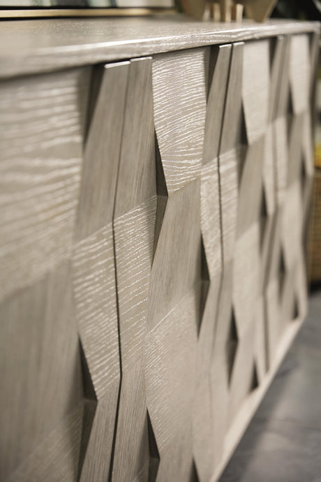 Linea Cerused Greige Entertainment Credenza - Ornate Home