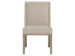 Linea Cerused Greige/Neutral Greige Side Chair - Ornate Home