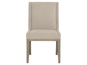 Linea Cerused Greige/Neutral Greige Side Chair - Ornate Home