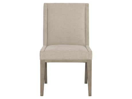 Linea Cerused Greige/Neutral Greige Side Chair - Ornate Home