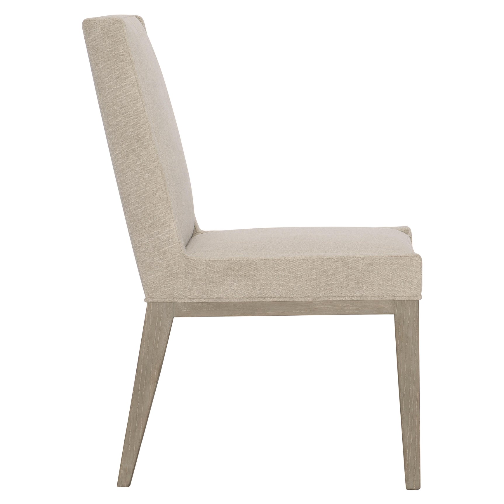 Linea Cerused Greige/Neutral Greige Side Chair - Ornate Home
