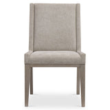 Linea Cerused Greige Side Chair - Ornate Home