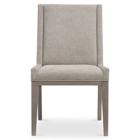Linea Cerused Greige Side Chair - Ornate Home