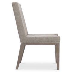 Linea Cerused Greige Side Chair - Ornate Home