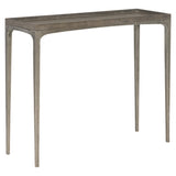 Linea Rectangular Textured Graphite/Cerused Charcoal Console Table - Ornate Home
