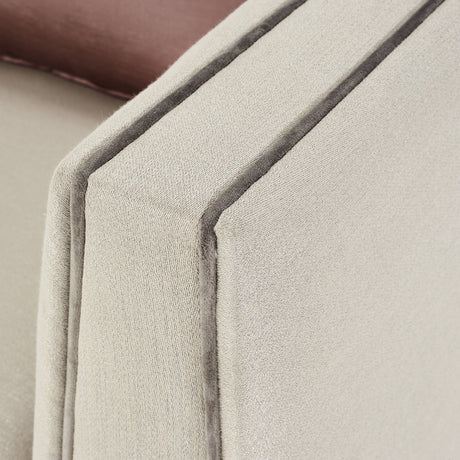 Linea Silver Mist/Metallic Matching Chair - Ornate Home