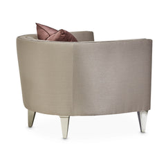 Linea Silver Mist/Metallic Matching Chair - Ornate Home