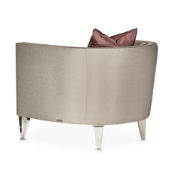 Linea Silver Mist/Metallic Matching Chair - Ornate Home