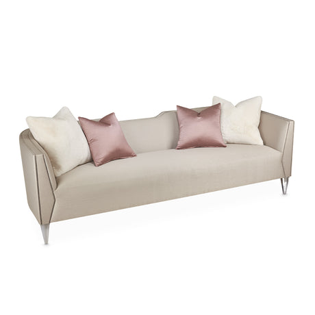Linea Silver Mist/Metallic Sofa - Ornate Home