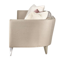 Linea Silver Mist/Metallic Sofa - Ornate Home