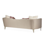 Linea Silver Mist/Metallic Sofa - Ornate Home