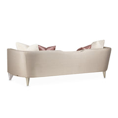 Linea Silver Mist/Metallic Sofa - Ornate Home