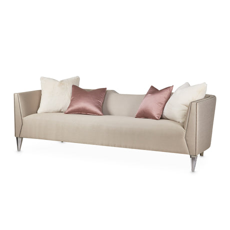 Linea Silver Mist/Metallic Sofa - Ornate Home
