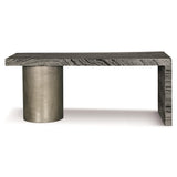 Linea Textured Graphite/Black Forest Desk - Ornate Home