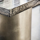 Linea Textured Graphite/Black Forest Desk - Ornate Home