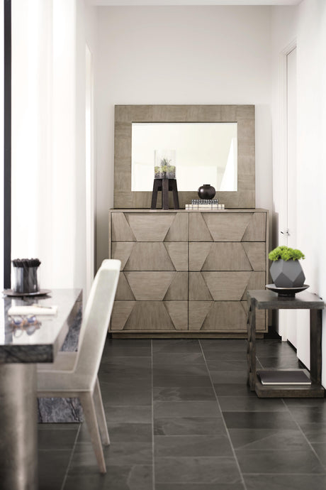 Linea Textured Graphite/Black Forest Desk - Ornate Home