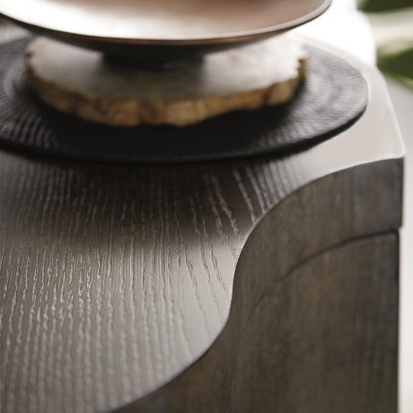 Linea Textured Graphite/Cerused Charcoal Buffet - Ornate Home