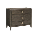 Linea Textured Graphite/Cerused Charcoal Nightstand - Ornate Home