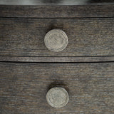 Linea Textured Graphite/Cerused Charcoal Nightstand - Ornate Home
