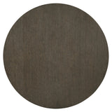 Linea Textured Graphite/Cerused Charcoal Round Dining Table - Ornate Home