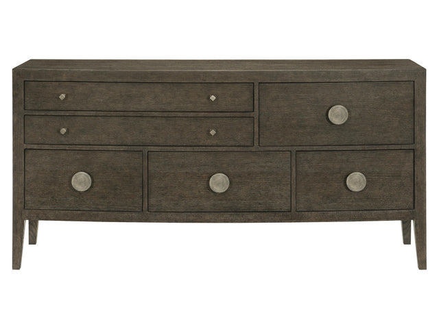 Linea Textured Graphite/Cerused Charcoal Sideboard - Ornate Home
