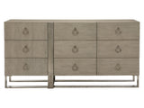 Linea Textured Graphite/Cerused Greige Dresser - Ornate Home