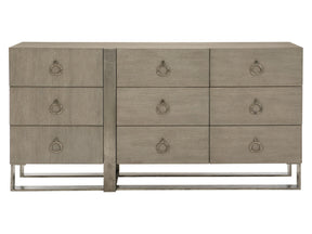Linea Textured Graphite/Cerused Greige Dresser - Ornate Home
