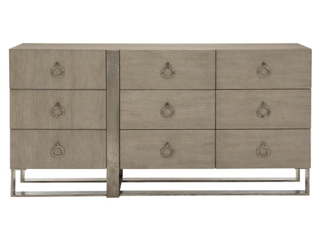 Linea Textured Graphite/Cerused Greige Dresser - Ornate Home