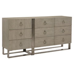 Linea Textured Graphite/Cerused Greige Dresser - Ornate Home