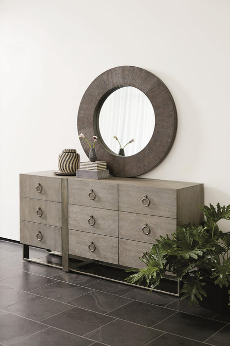 Linea Textured Graphite/Cerused Greige Dresser - Ornate Home