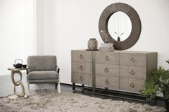 Linea Textured Graphite/Cerused Greige Dresser - Ornate Home