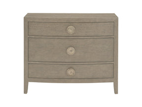 Linea Textured Graphite/Cerused Greige Nightstand - Ornate Home