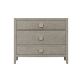 Linea Textured Graphite/Cerused Greige Nightstand - Ornate Home