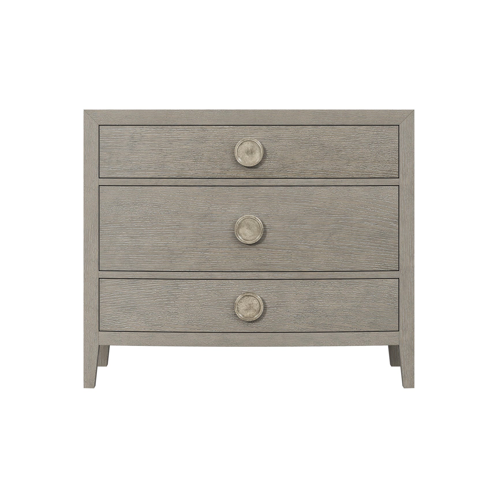 Linea Textured Graphite/Cerused Greige Nightstand - Ornate Home