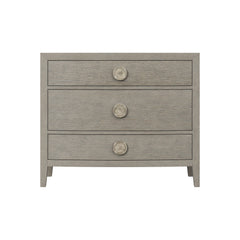 Linea Textured Graphite/Cerused Greige Nightstand - Ornate Home