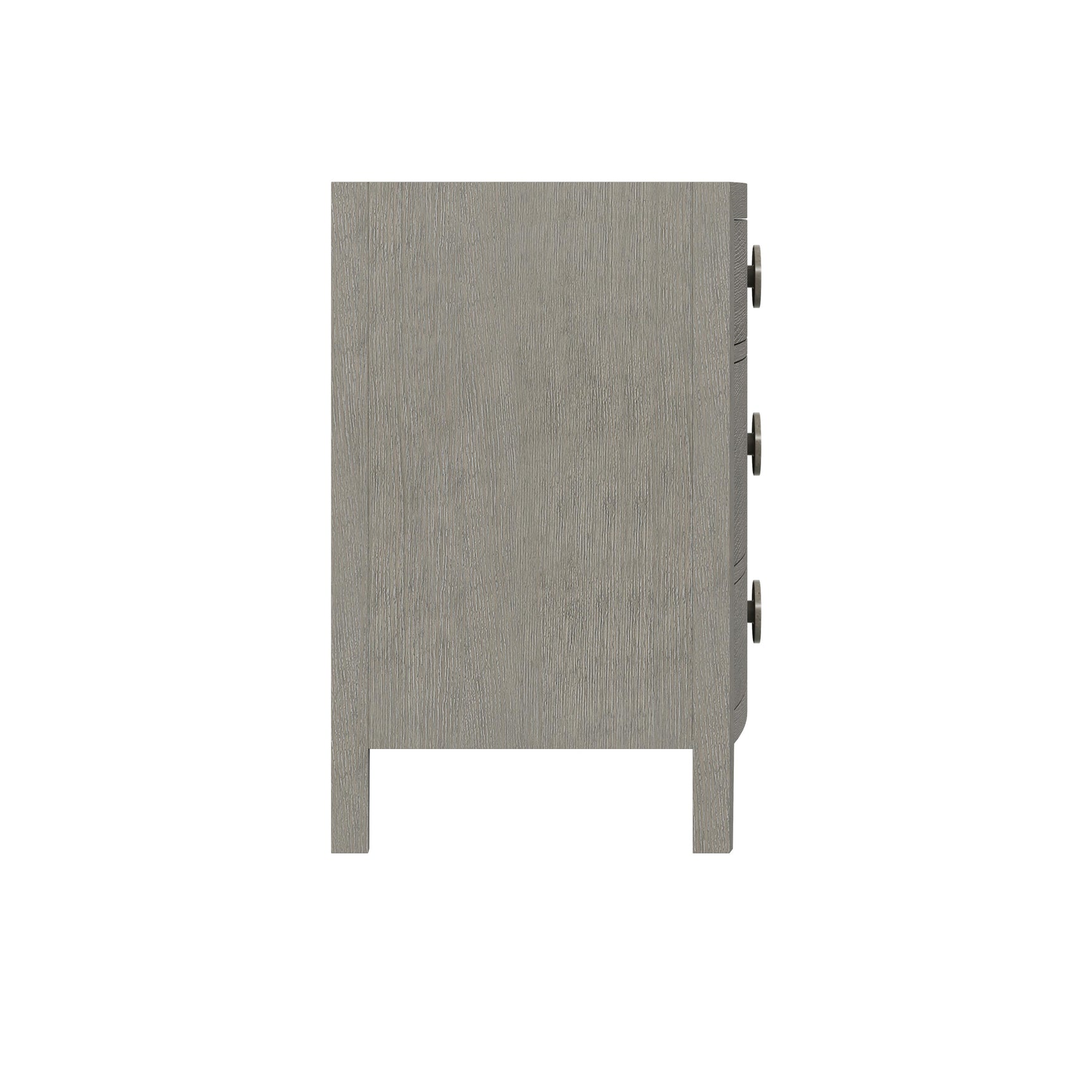 Linea Textured Graphite/Cerused Greige Nightstand - Ornate Home