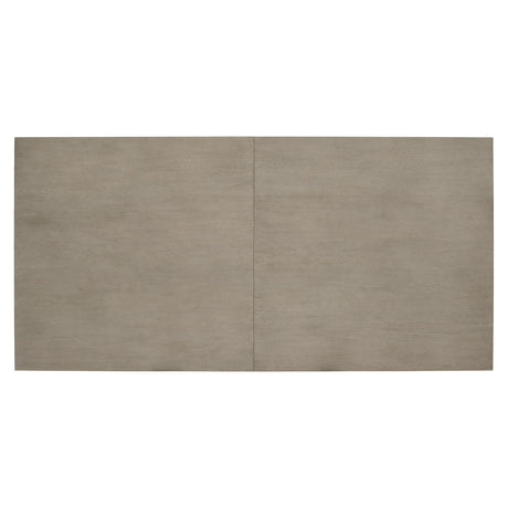 Linea Textured Graphite/Cerused Greige Rectangular Dining Table - Ornate Home