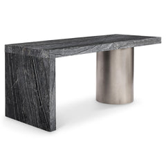 Linea Textured Graphite Desk - Ornate Home