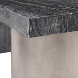 Linea Textured Graphite Desk - Ornate Home