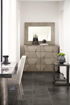 Linea Textured Graphite Desk - Ornate Home