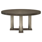 Linea Textured Graphite Dining Table - Ornate Home