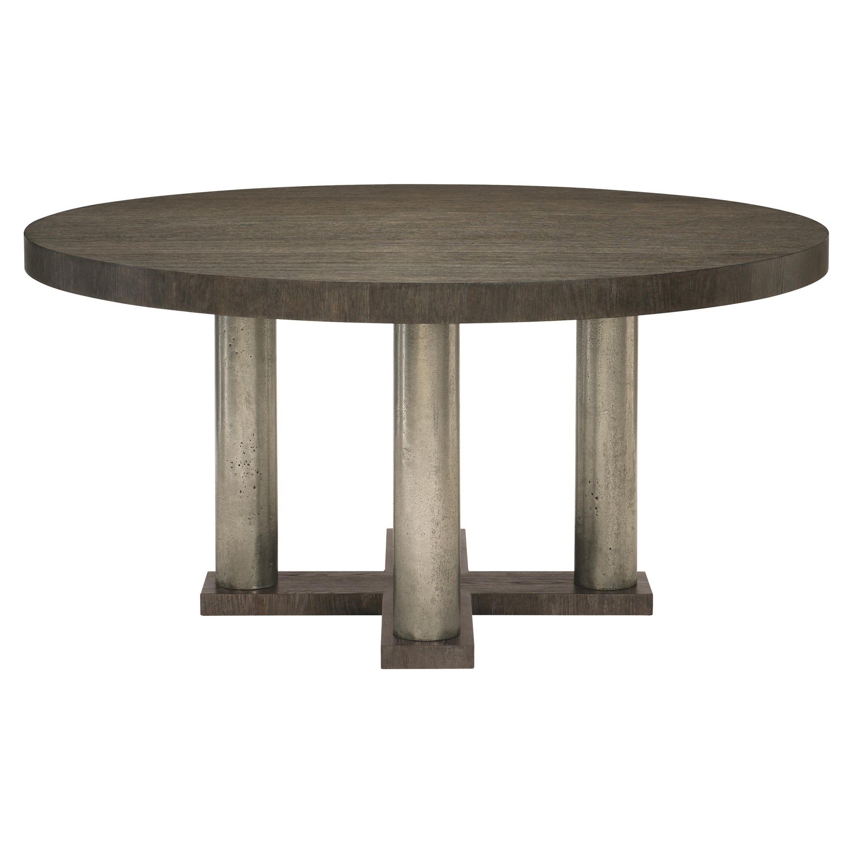 Linea Textured Graphite Dining Table - Ornate Home
