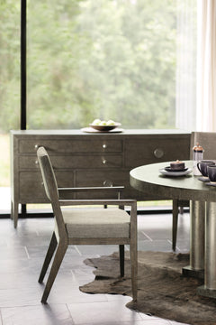 Linea Textured Graphite Dining Table - Ornate Home