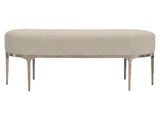 Linea Textured Graphite/Greige Bench - Ornate Home