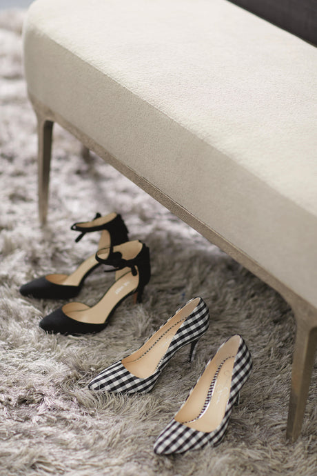 Linea Textured Graphite/Greige Bench - Ornate Home