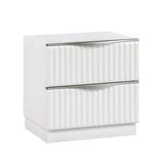 Linea White 4pc Bedroom Set - Ornate Home