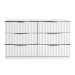 Linea White 4pc Bedroom Set - Ornate Home