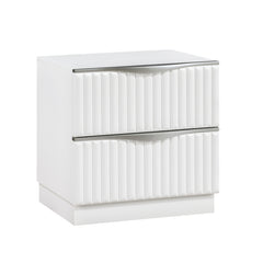 Linea White 5pc Bedroom Set - Ornate Home
