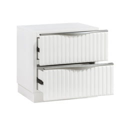 Linea White 5pc Bedroom Set - Ornate Home